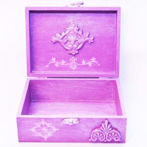 Ručne maľovaná ozdobná krabička – Šperkovnica
