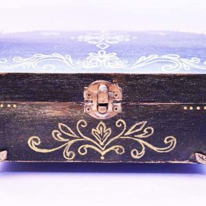 ručne maľovaná ozdobná krabička - šperkovnica