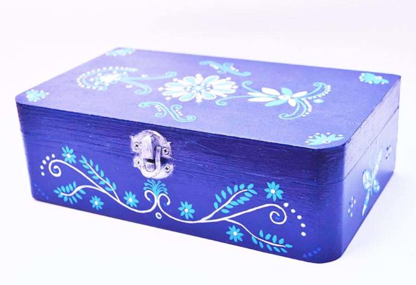 Ručne maľovaná ozdobná krabička – Šperkovnica